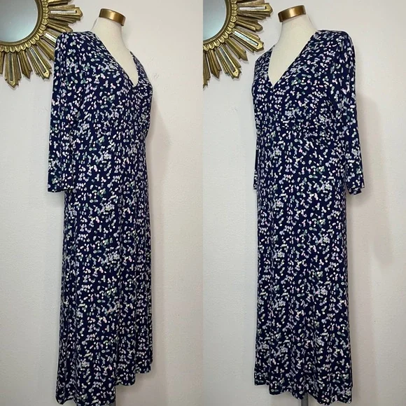 Woolovers Marlow Spot Printed Maxi Dress - Picture 2 of 13